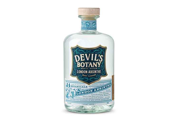 Rebellious new style of non-clouding absinthe created by Devil's Botany, the UK's first dedicated absinthe distillery